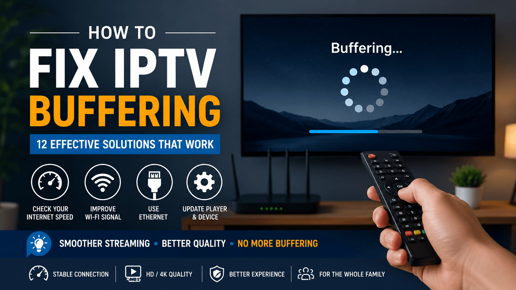 Fix IPTV Buffering – 12 Effective Solutions