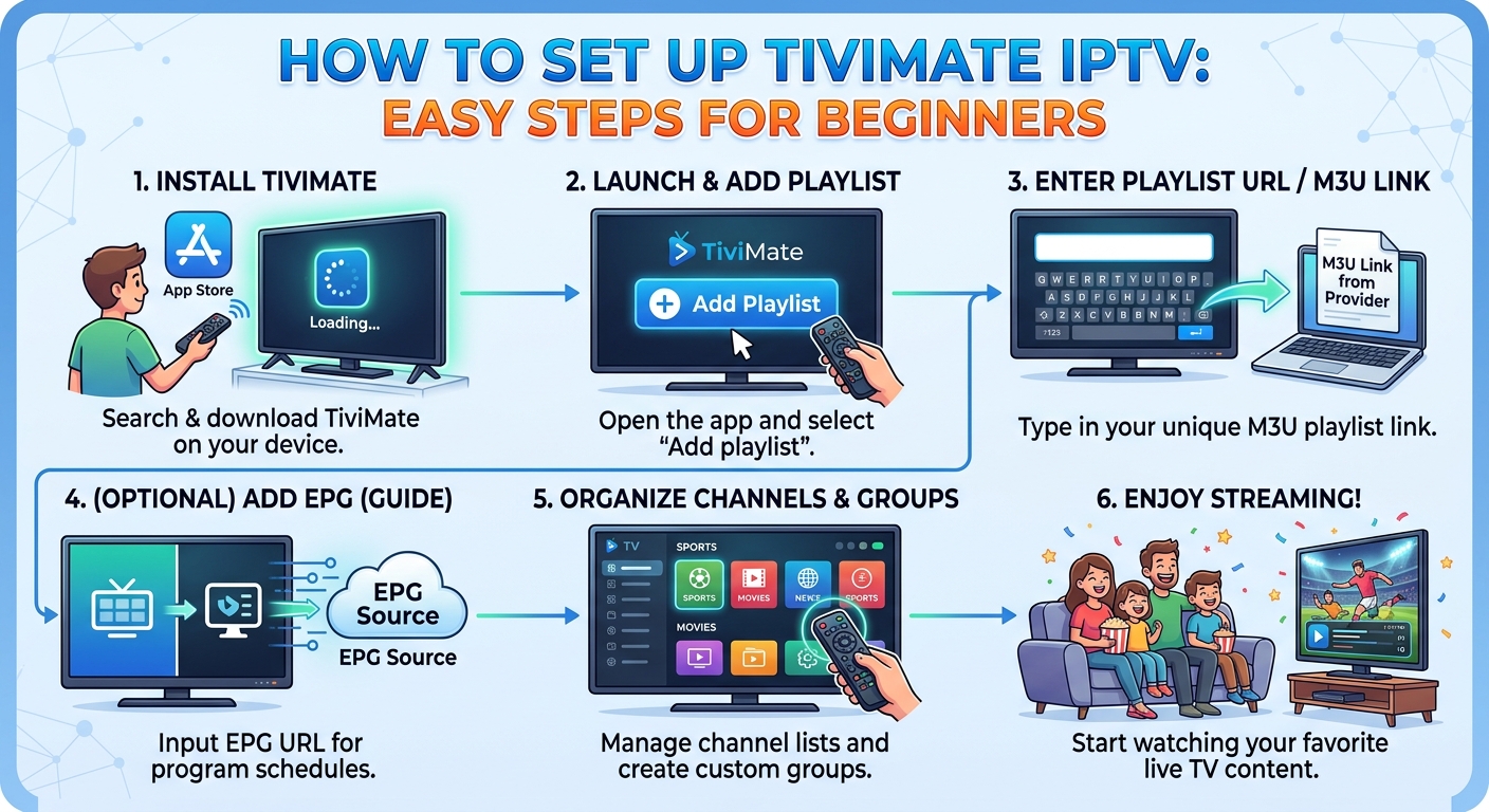 How to Set Up TiviMate IPTV: Easy Steps for Beginners TiviMate IPTV