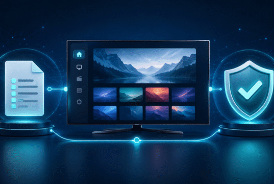 IPTV legality guide comparing a player app, playlist, and licensed content rights